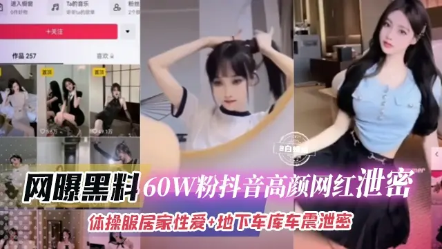 网曝黑料-几十万粉丝高颜值网红女神性爱泄密，体操服+➕地下车库车震