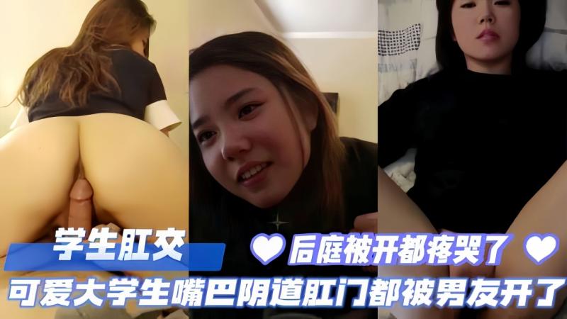 学生肛交可爱大学生嘴巴阴道肛门都被男友开发